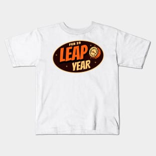 Feb 29th Leap Year Birthday Party Kids T-Shirt